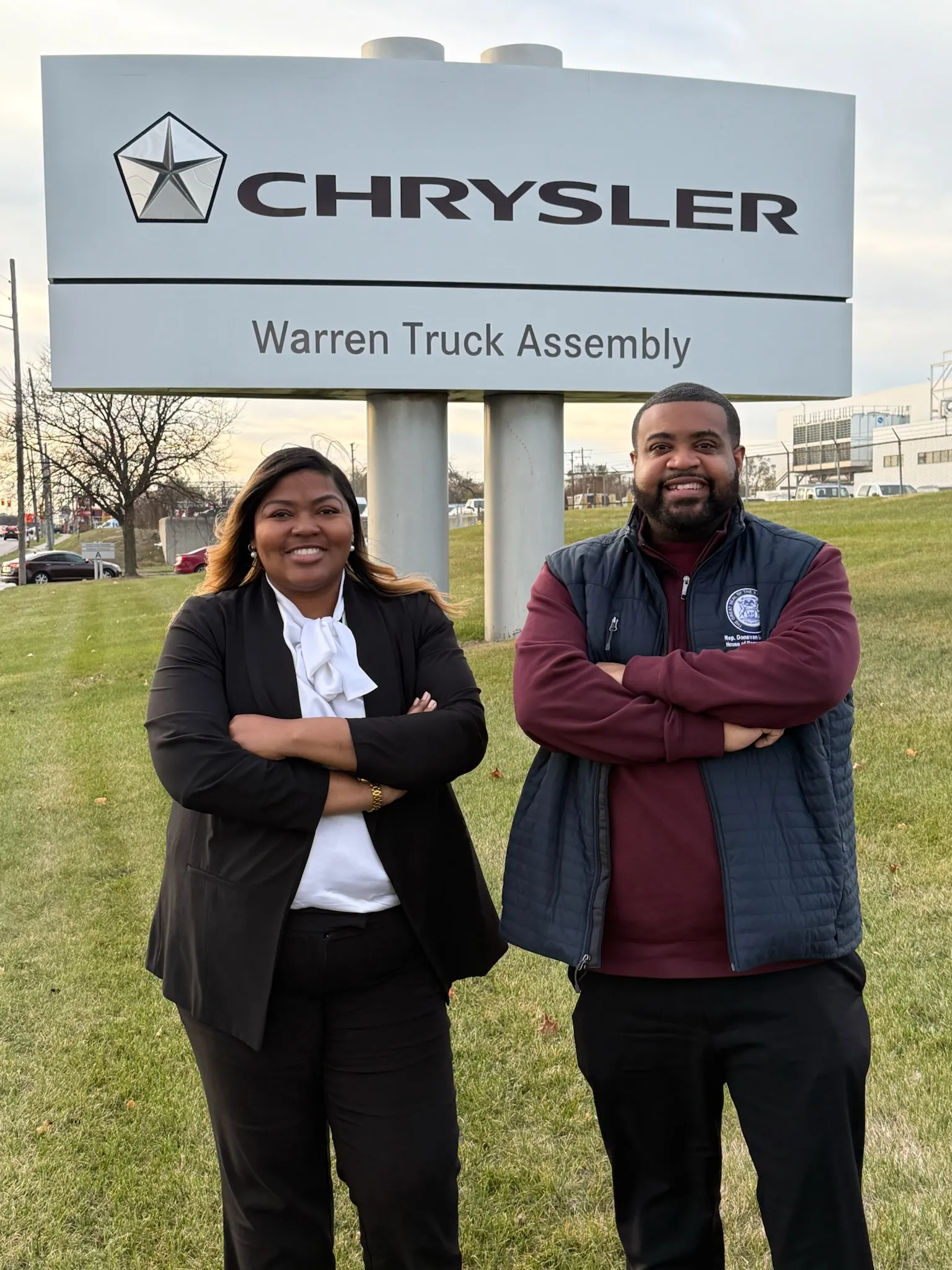 Kimberly Fisher at the Warren Truck Assembly plant